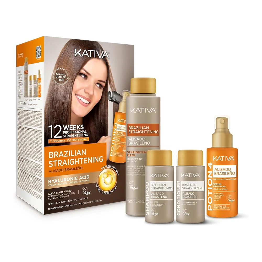 Kativa Brazilian Straightening Kit, packshot Kativa