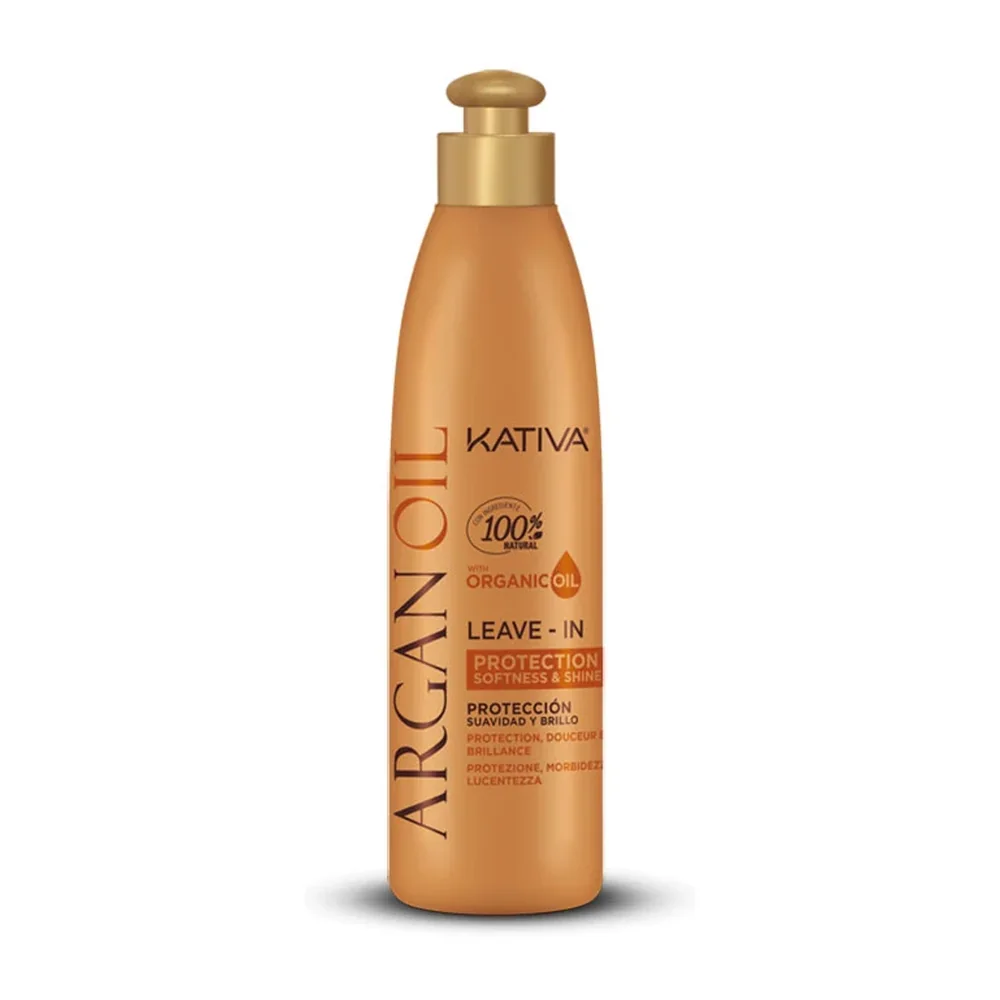 Kativa huile d'argan crème leaving sans rinçage, packshot Kativa