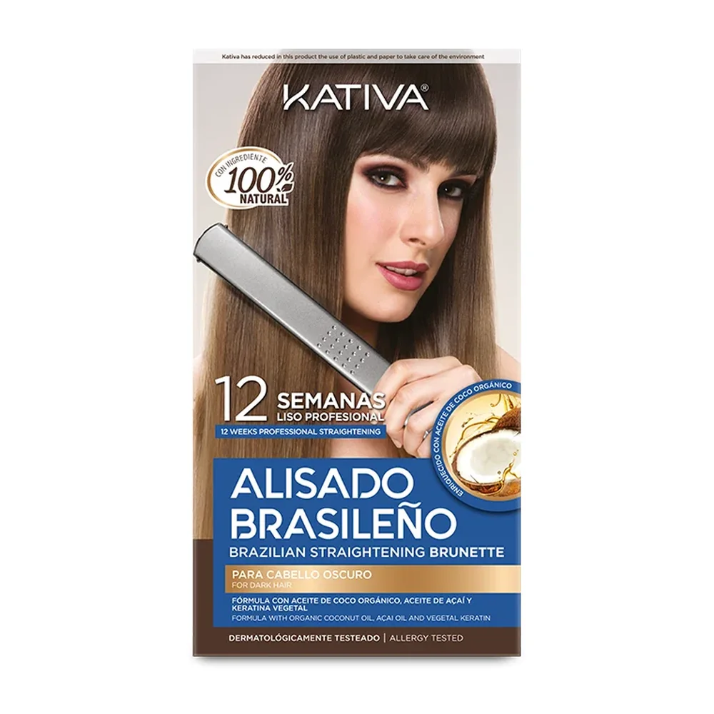 Kativa kit de lissage brésilien brunette 100% naturel, packshot Kativa