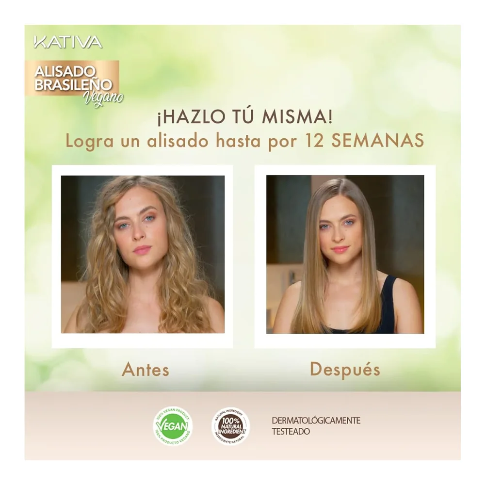 Kativa lissage brésilien vegan kit de 5, vue 2 Kativa