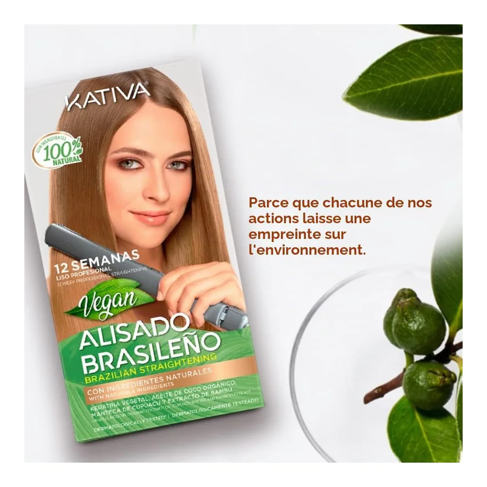 Kativa lissage brésilien vegan kit de 5, vue 4 Kativa