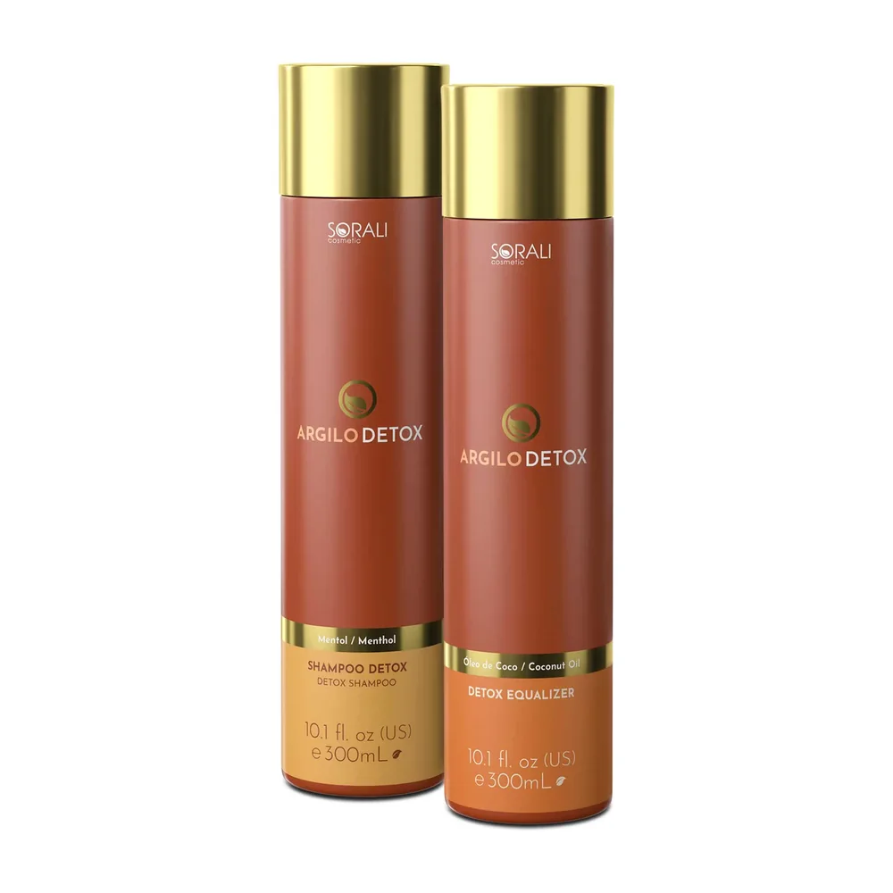 Kit Argilo Detox shampooing et equalizer 300 ml Sorali, packshot Sorali