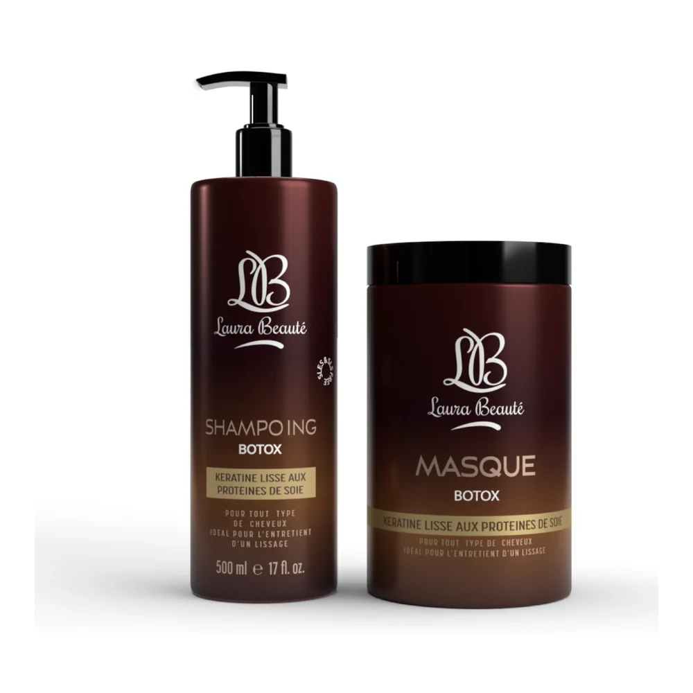 Kit BTX capillaire kératine et protéine de soie, packshot Mahal Liss