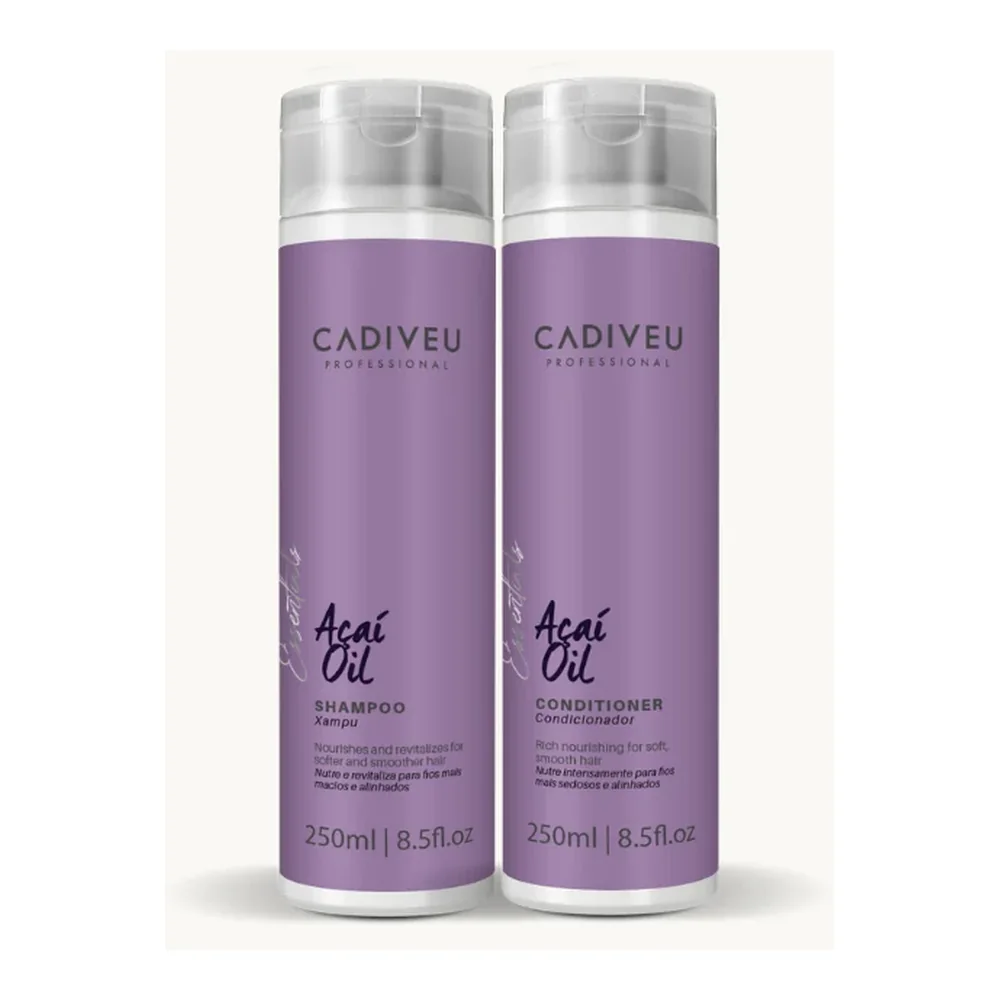 Kit Cadiveu Essentials Açaí Oil shampooing et après-shampooing, packshot Cadiveu