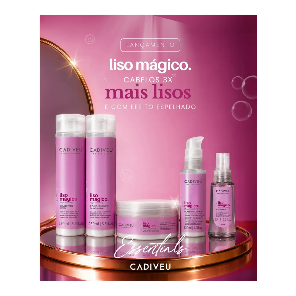 Kit Cadiveu Essentials Liso Mágico Completo, vue 3 Cadiveu