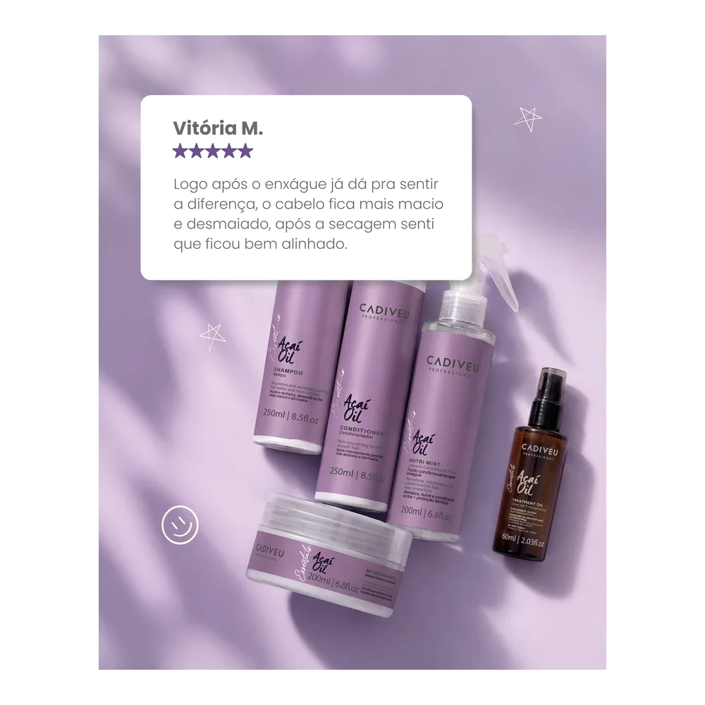 Kit Cadiveu Essentials shampooing, masque et leave-in fluide, vue 3 Cadiveu