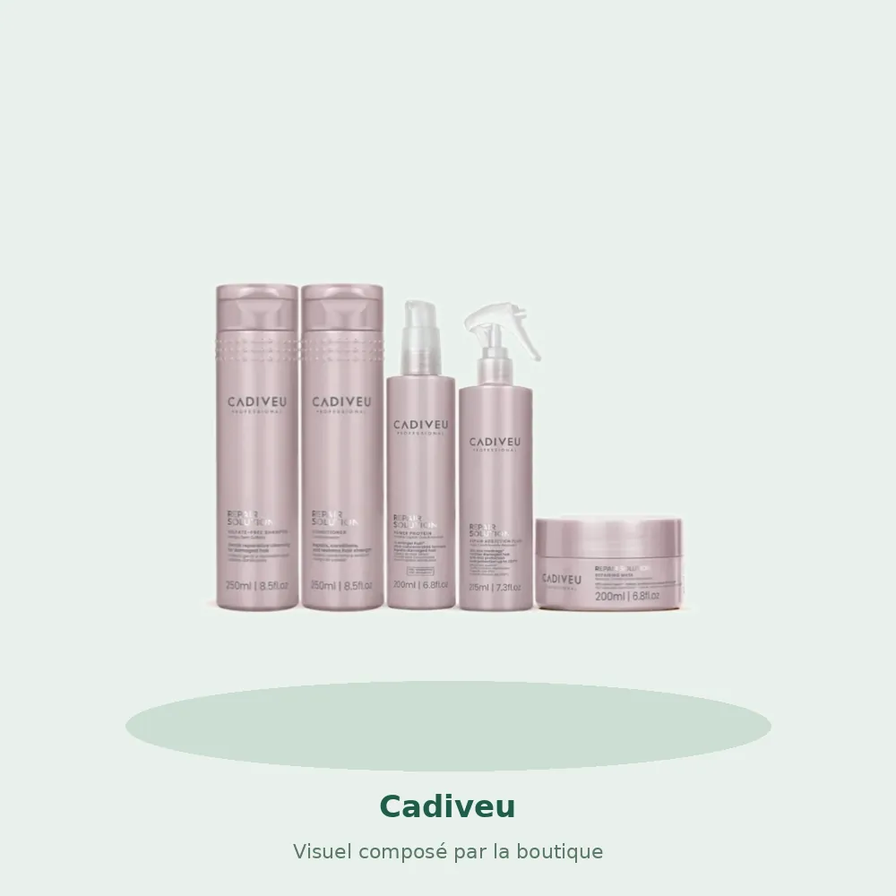 Kit Cadiveu Professional Repair Solution home care complet, visuel composé par la boutique