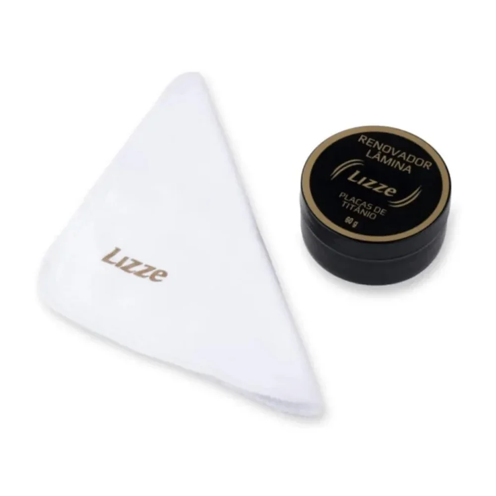 kit cire & chiffon microfibre pour lisseur lizze, packshot Lizze