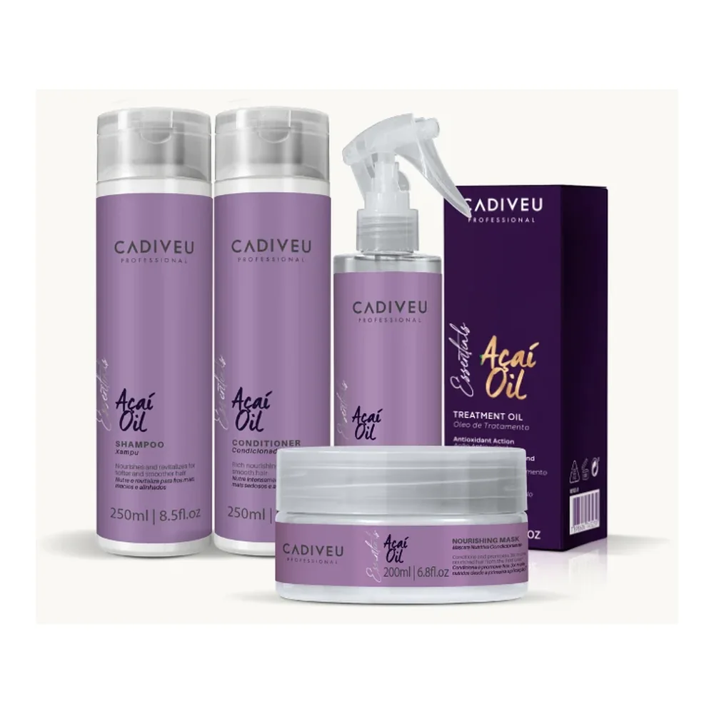 Kit complet Cadiveu Essentials Açaí Oil, packshot Cadiveu
