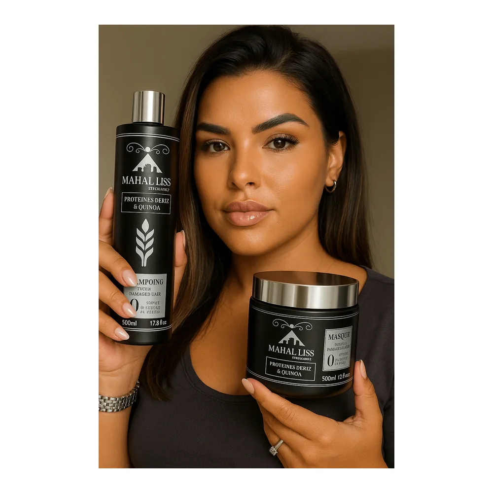 Kit entretien lissage Mahal Liss cheveux gras et pointes sèches, vue 3 Mahal Liss