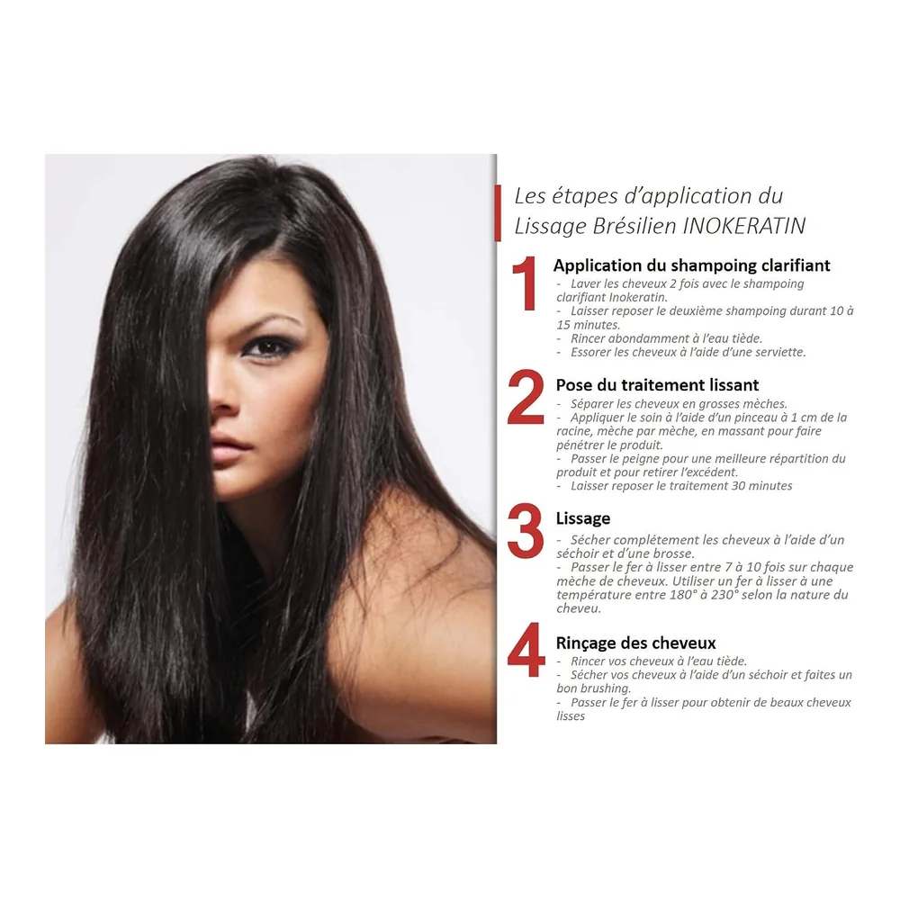 Kit lissage brésilien kératine et huile d'argan 2 x 500 ml, vue 3 Hair Go Straight