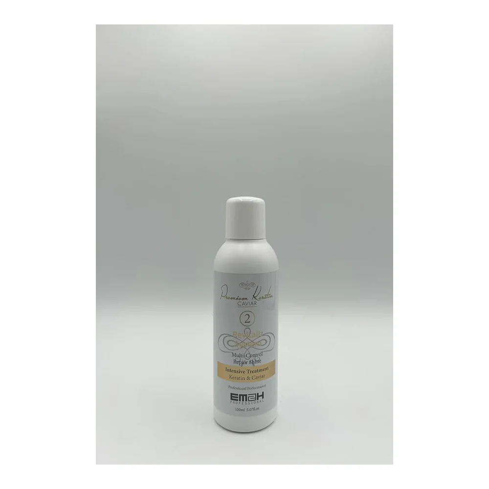 Kit lissage brésilien Premium Keratin Caviar, shampooing actif et revitalisant, vue 4 Hair Go Straight