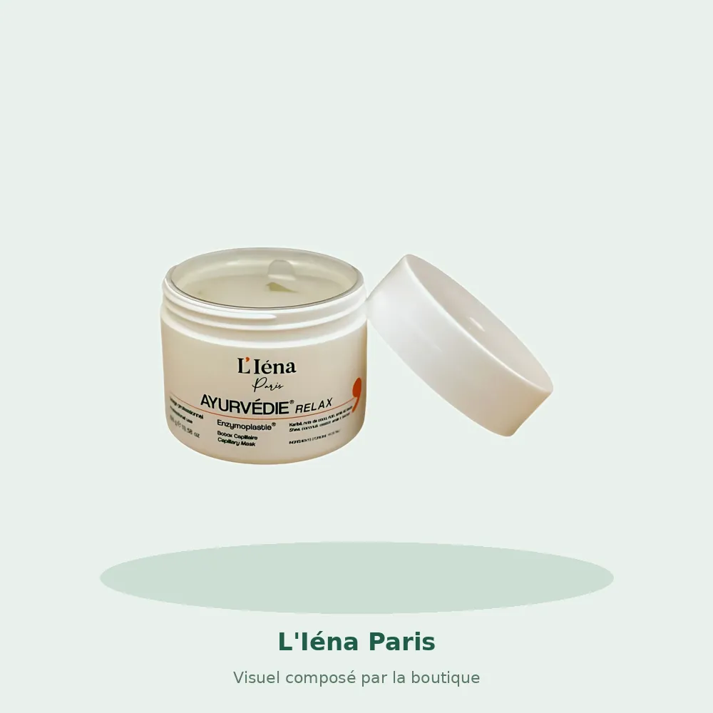 L'Iéna Paris Btx Réparatrice Lissante Enzymoplastie Ayurvédie Relax, visuel composé par la boutique