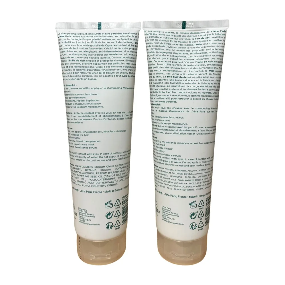 L'Iéna Paris Kit d'entretien lissage sans sulfate Renaissance Tanin 2 x 300 ml, vue 2 L'Iéna Paris