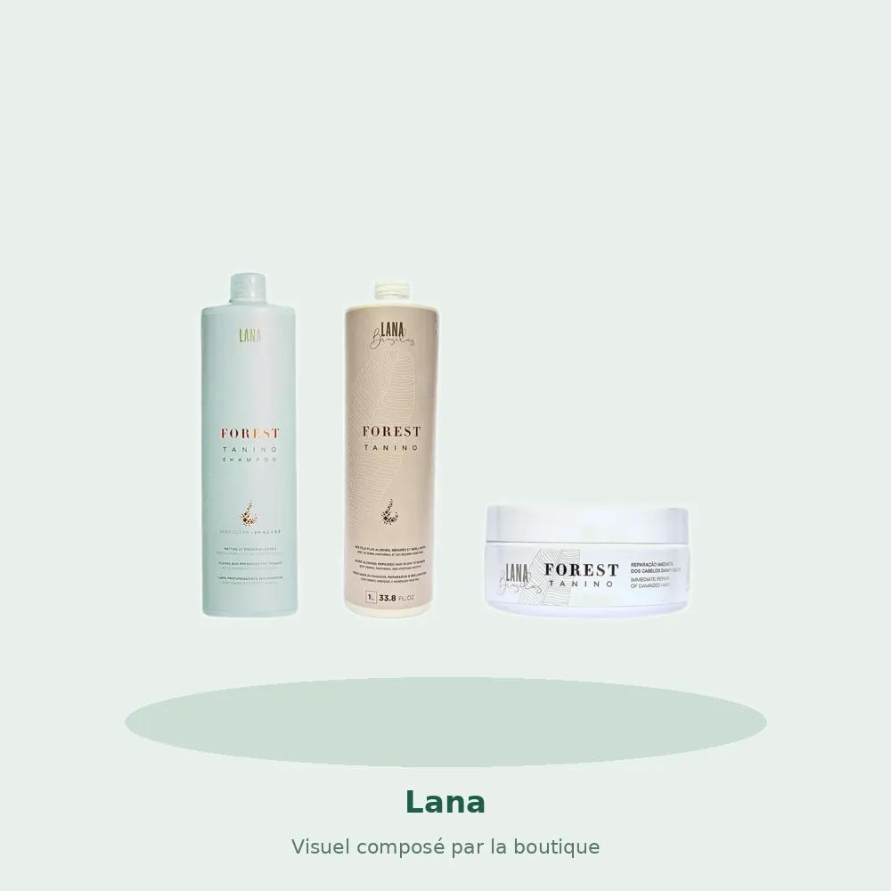Lana Brasiles Kit Complet Lissage Pro, visuel composé par la boutique