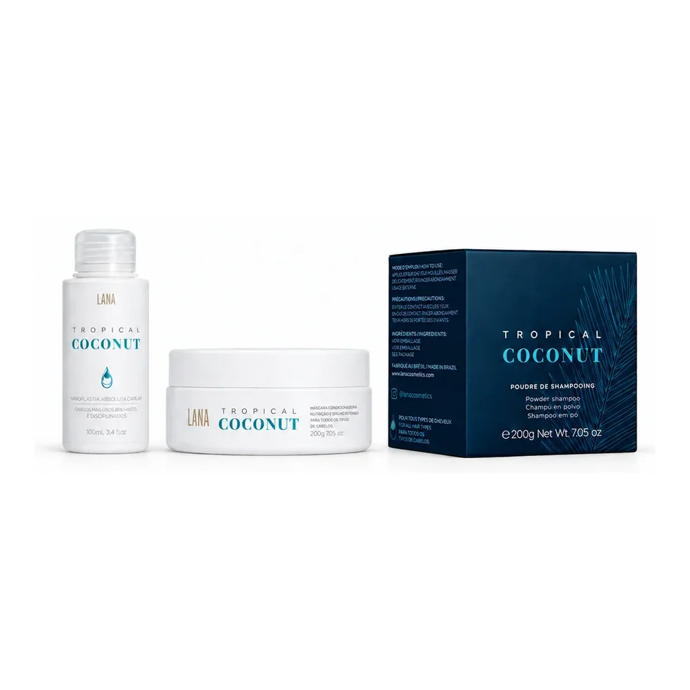 Lana Brasiles Kit Lissage Brésilien Tropical Coconut 100 ml, packshot Lana