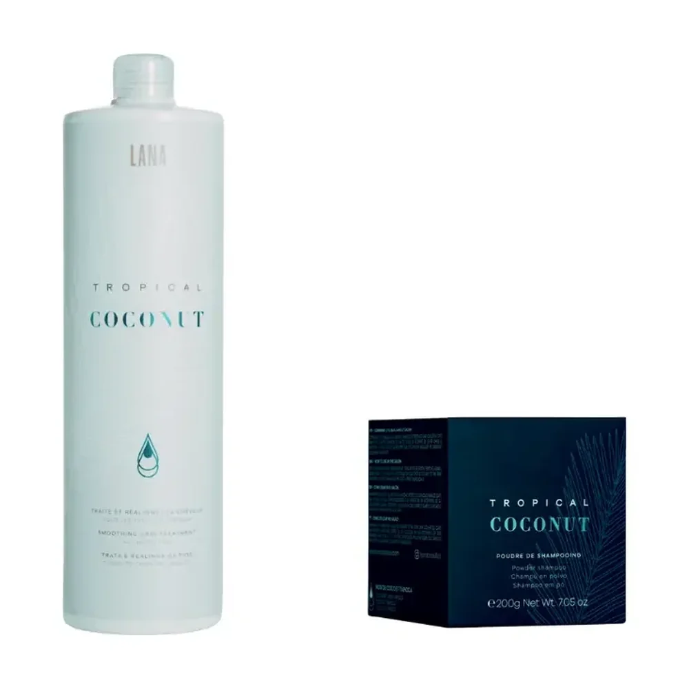 Lana Brasiles Kit Lissage Brésilien Tropical Coconut + Shampooing en Poudre, vue 2 Lana