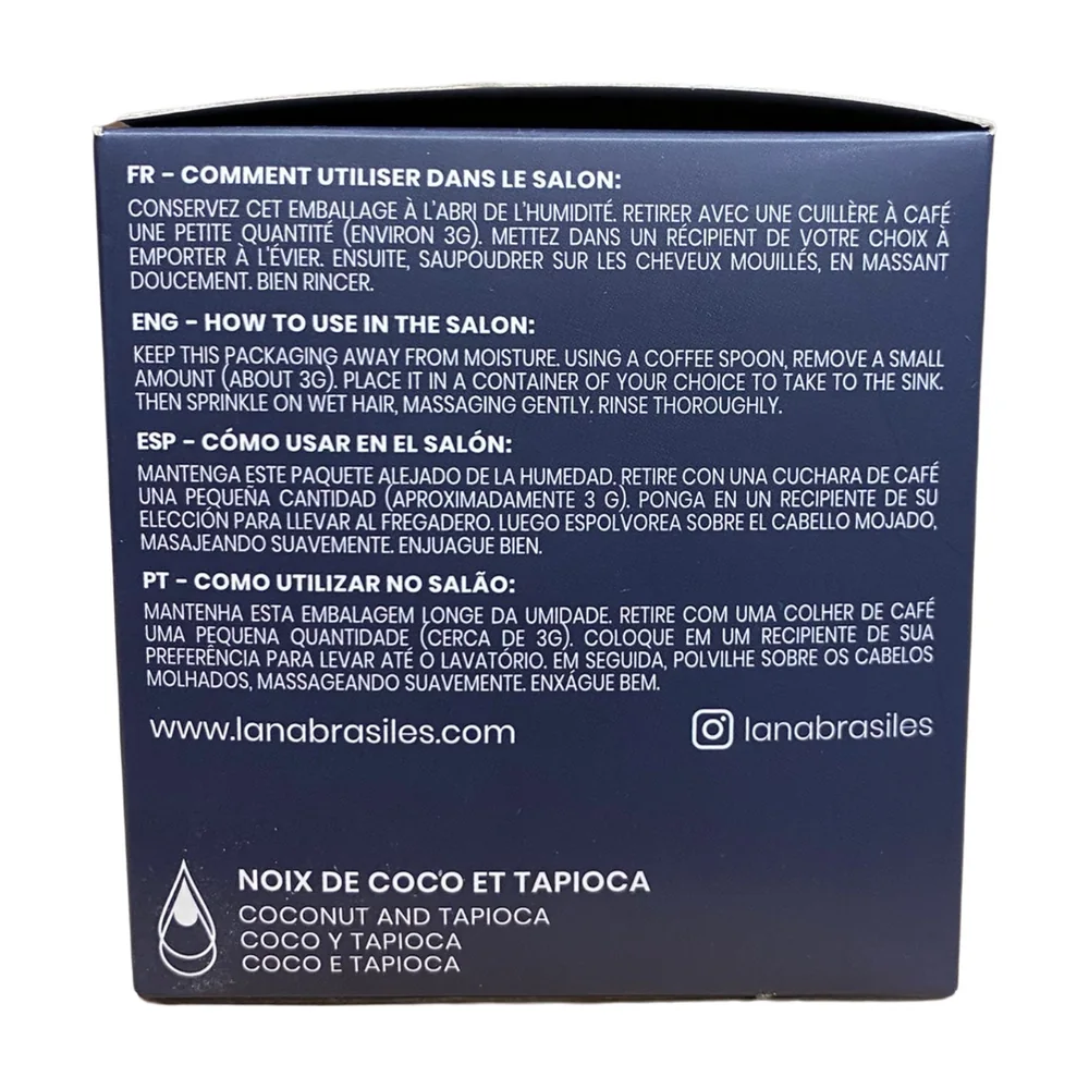 Lana Brasiles Shampooing en Poudre Tropical Coconut 200 g, vue 3 Lana