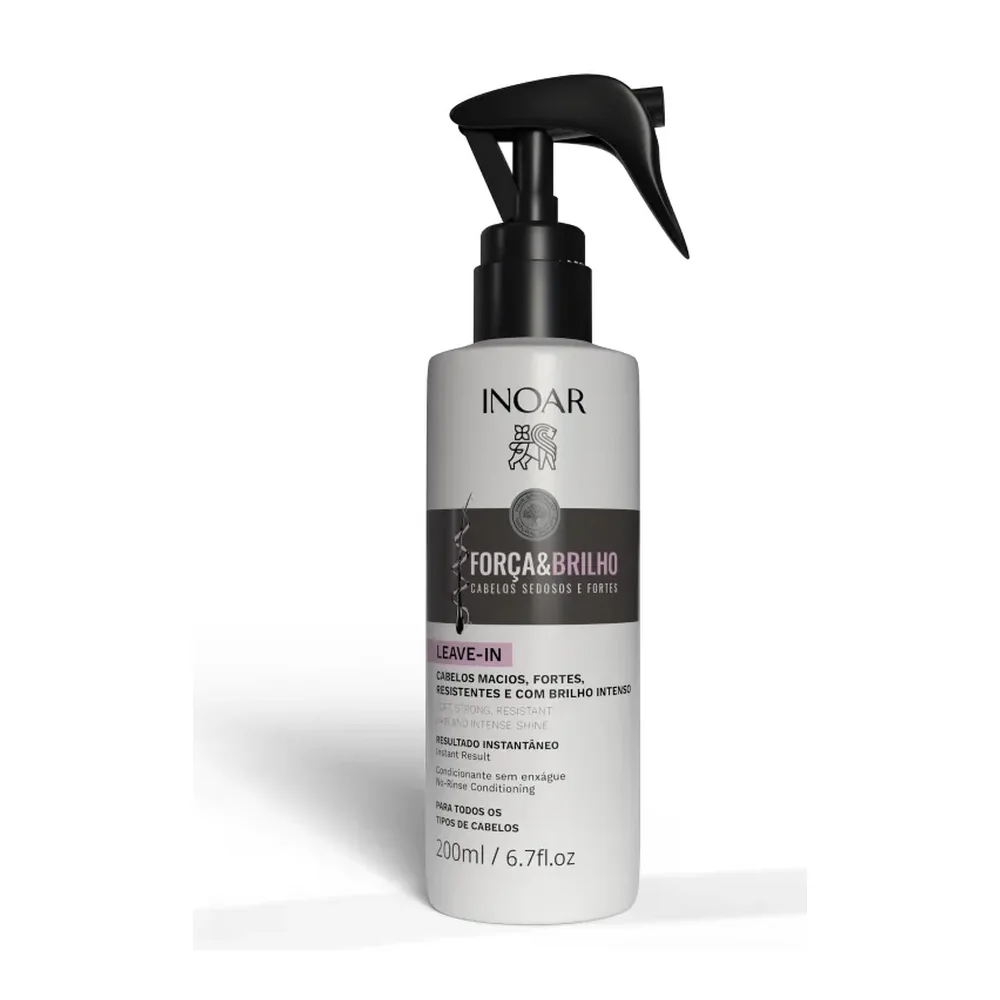 Leave-in Inoar Força e Brilho, packshot Inoar