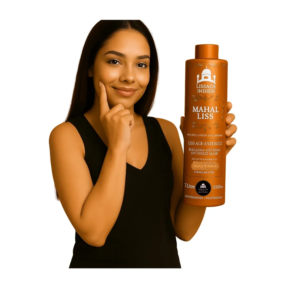 Lissage Indien Ayurvédique Mahal Liss Step 2 huile d'amla et ricin, vue 2 Mahal Liss