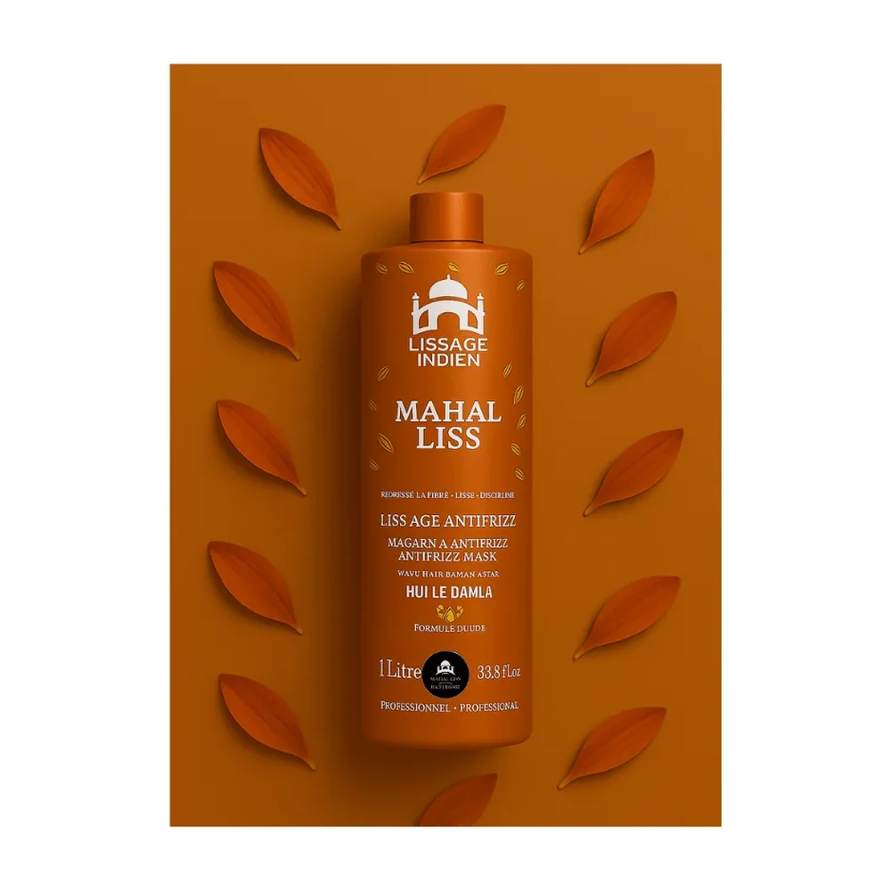 Lissage Indien Ayurvédique Mahal Liss Step 2 huile d'amla et ricin, vue 3 Mahal Liss
