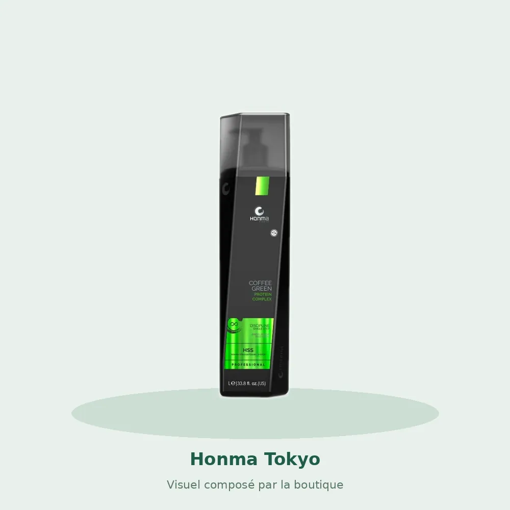 Lissage Japonais Honma Tokyo Coffee Green, visuel composé par la boutique