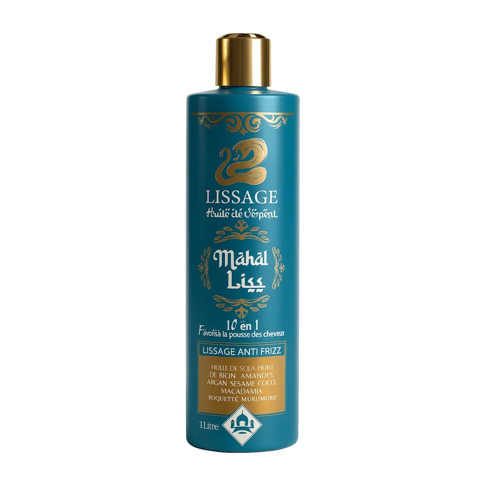 Lissage Mahal Liss 10 en 1 huile de serpent anti-frizz, packshot Mahal Liss