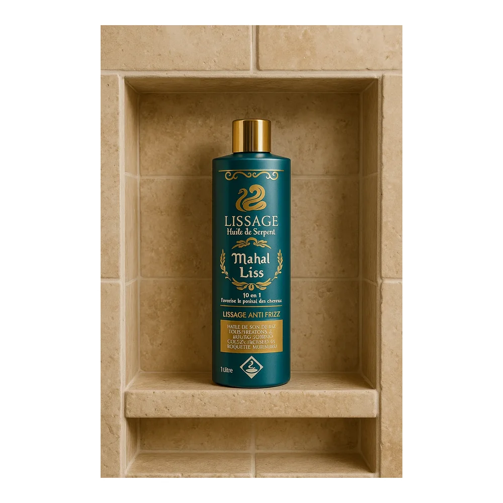 Lissage Mahal Liss 10 en 1 huile de serpent anti-frizz, vue 3 Mahal Liss