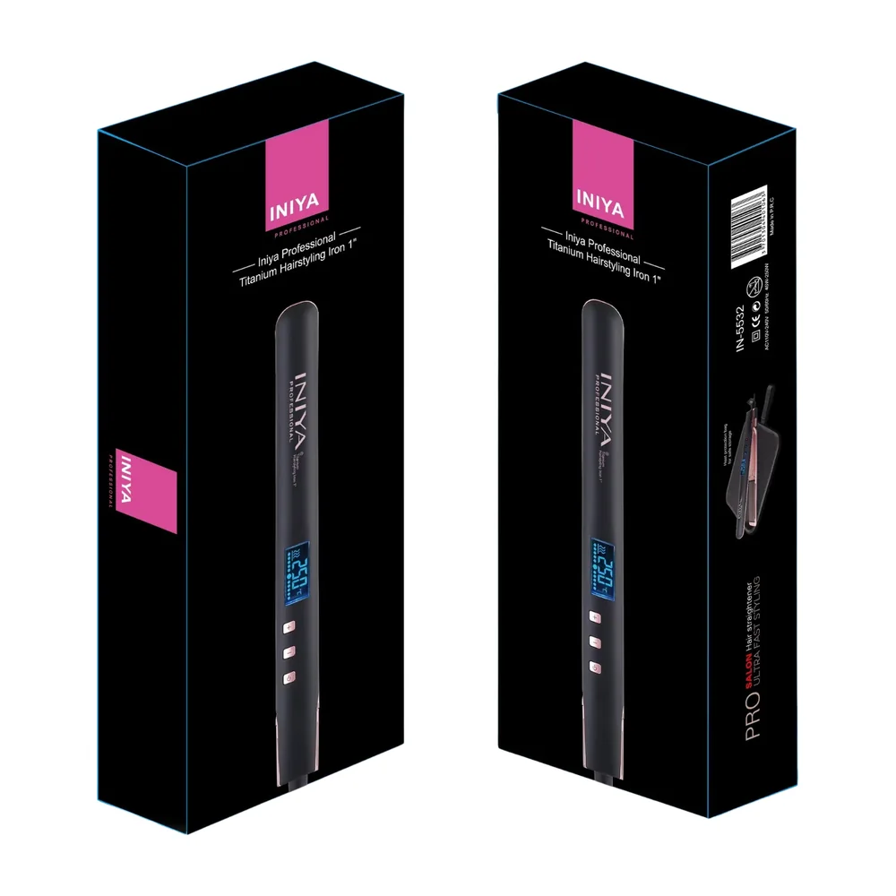 Lisseur professionnel Iniya Titanium Hairstyling Iron 250°, vue 2 Iniya
