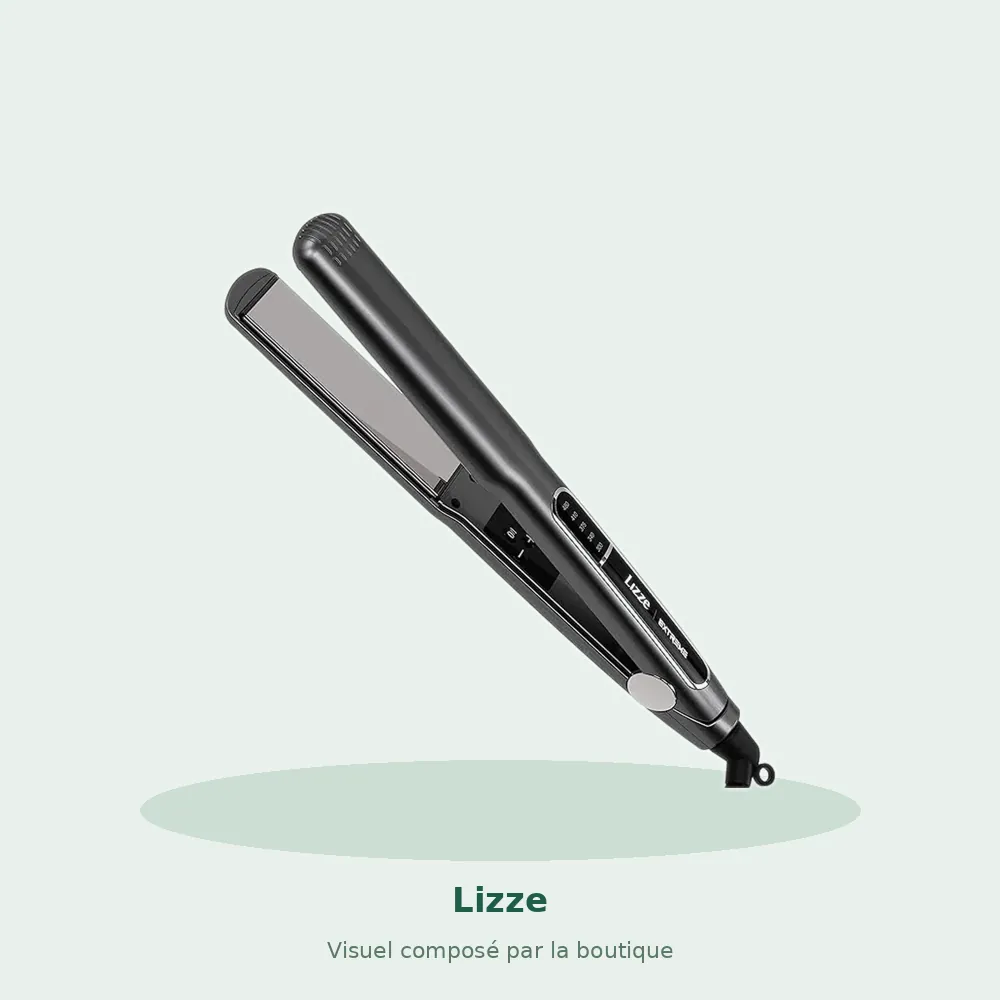 Lizze Extreme Fer à Lisser Professionnel, visuel composé par la boutique