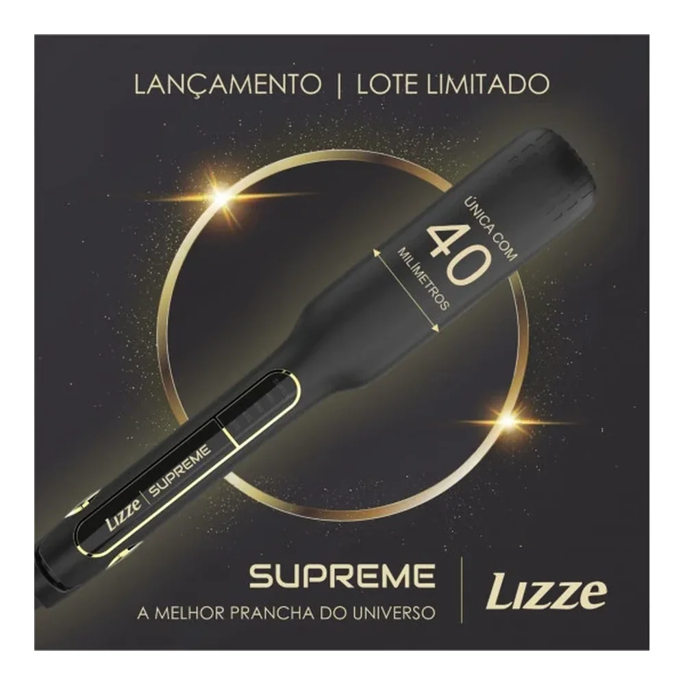 Lizze Supreme Titânio lisseur 250°C 4 cm avec kit de polissage, packshot Lizze