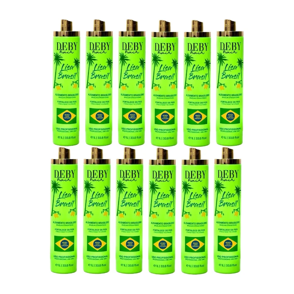Lot de 12 Lissages Brésiliens Deby Hair Lisa Brasil, packshot Deby Hair