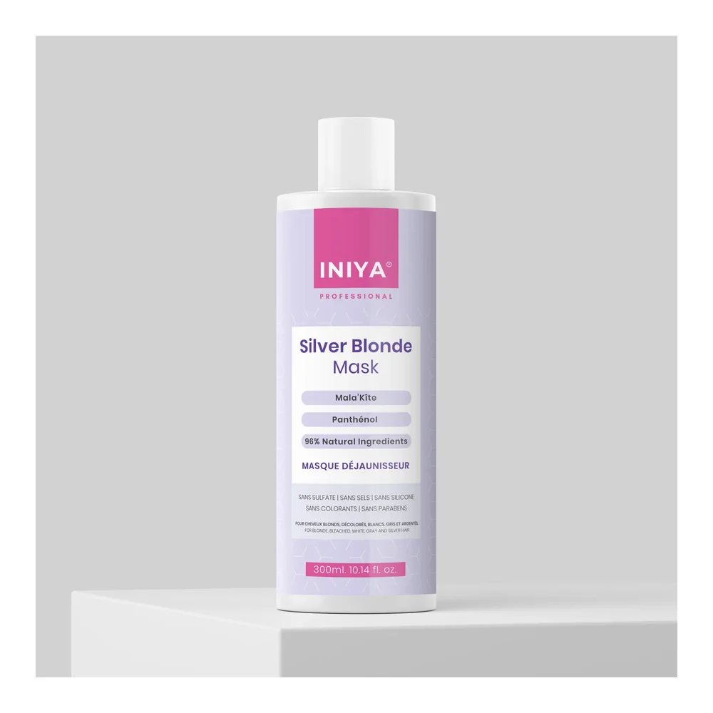 Masque déjaunisseur Iniya Silver Blonde Mask, packshot Iniya
