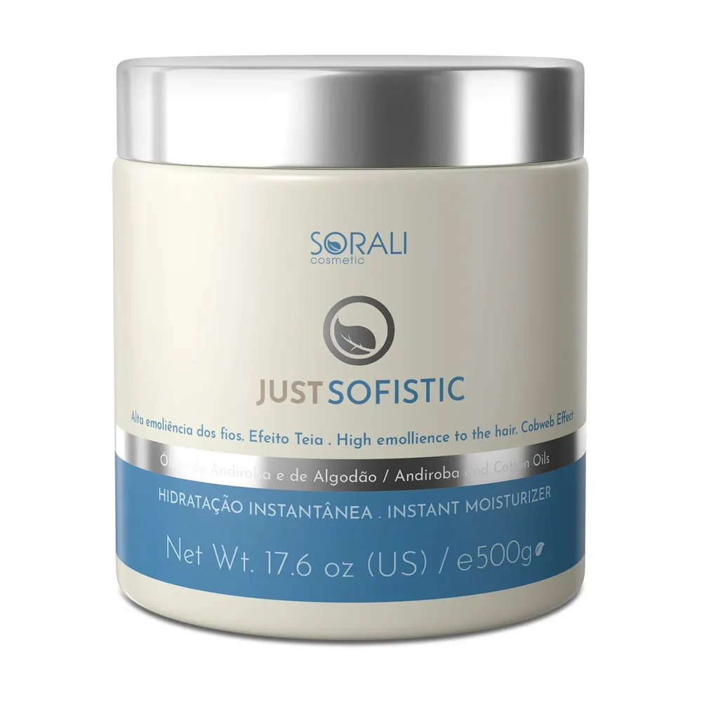 Masque hydratation instantanée Just Sofistic Sorali, packshot Sorali