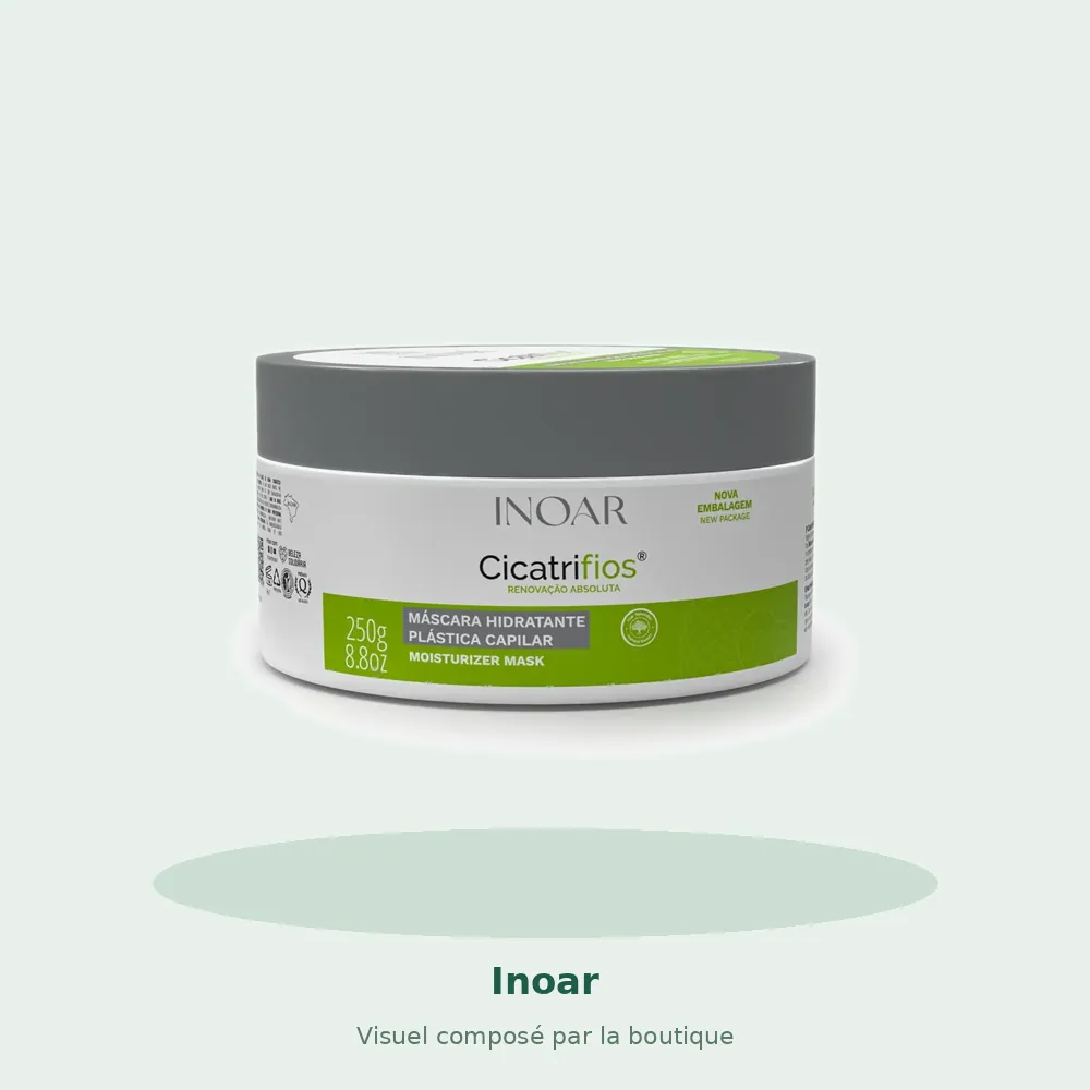Masque Inoar Cicatrifios, visuel composé par la boutique