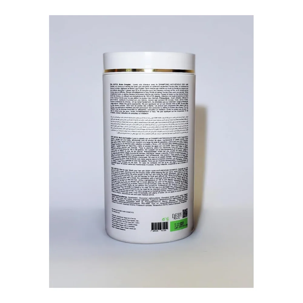Masque reconstructeur Deby Hair BTX Lisa Protein, vue 3 Deby Hair