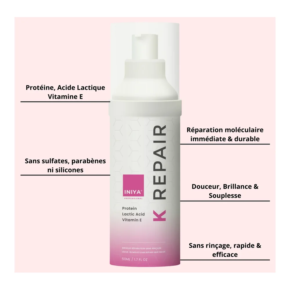 Masque réparation moléculaire Iniya K Repair, vue 2 Iniya