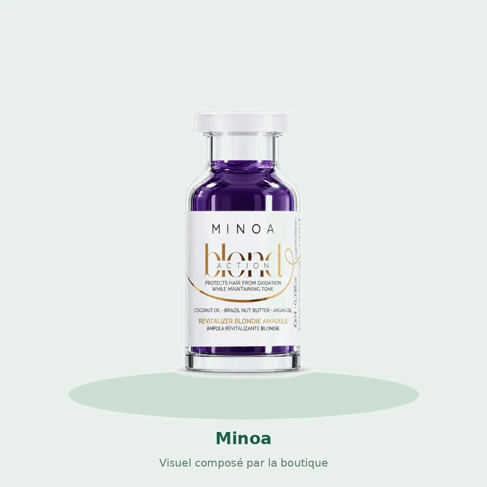 Minoa Blondie Ampoule Revitalisante, visuel composé par la boutique