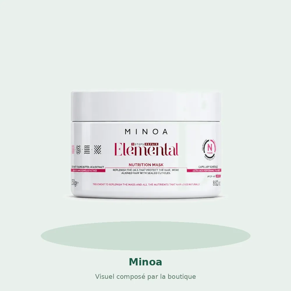 Minoa Elemental Masque Nourrissant, visuel composé par la boutique