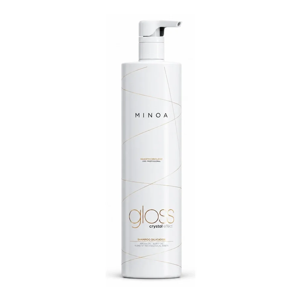 Minoa Gloss Crystal Effect Shampoing Clarifiant Avant Traitement, packshot Minoa