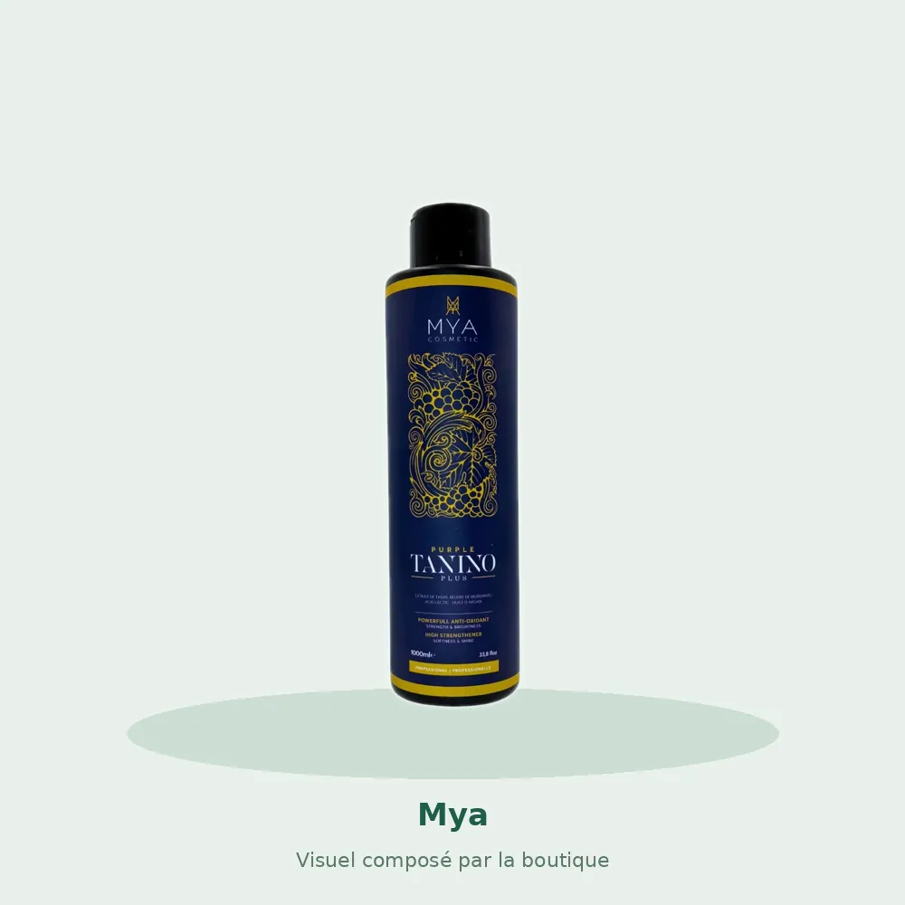 Mya Lissage Tanin Purple Tanino Plus 1 L, visuel composé par la boutique