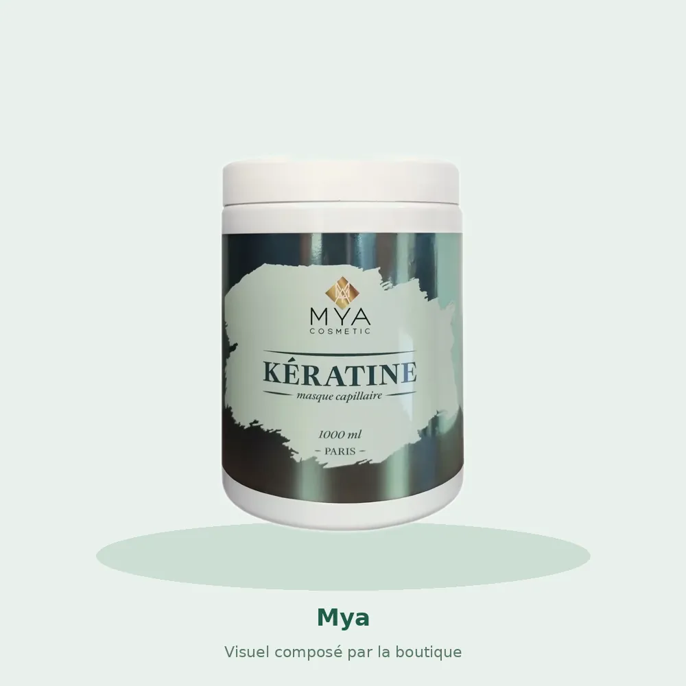 Mya masque BTX Kératine reconstructeur, visuel composé par la boutique