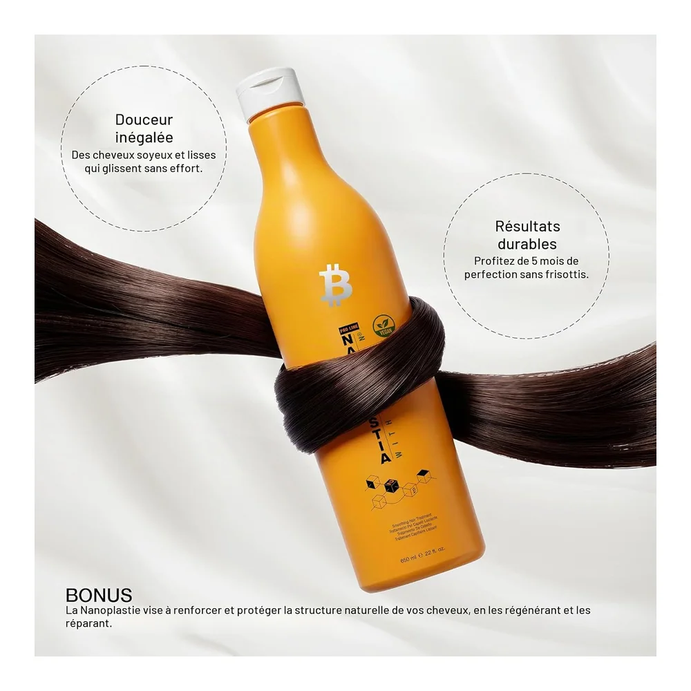 Nanoplasty GK Hair traitement lissant professionnel, vue 4 GK Hair