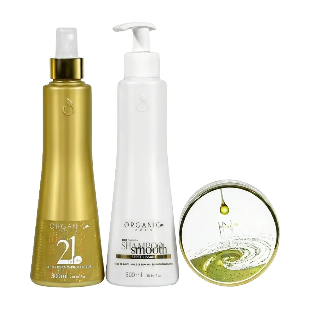 Organic Gold Kit Antifrizz et Therme Protecteur Home Care, vue 2 Organic Gold