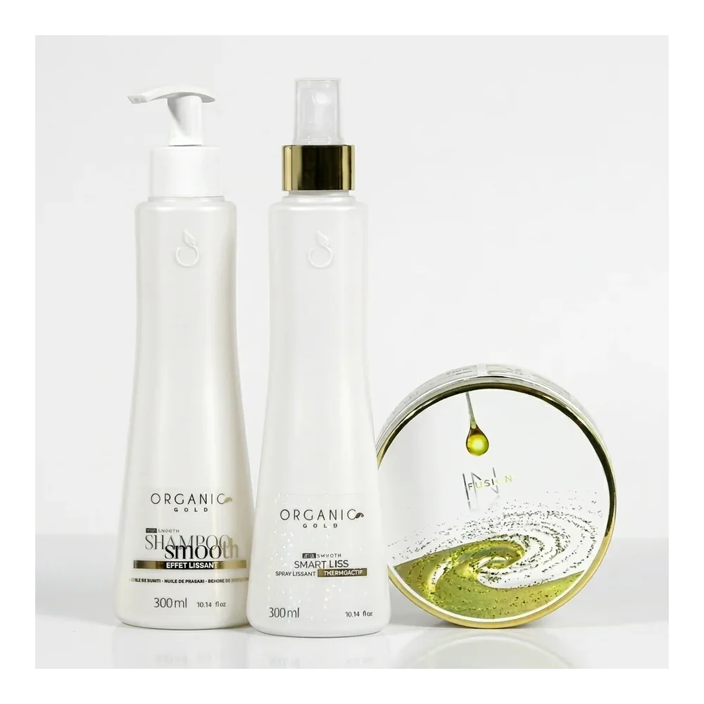 Organic Gold Kit de Soin Bio-Smooth Reconstruction et Hydratation, packshot Organic Gold