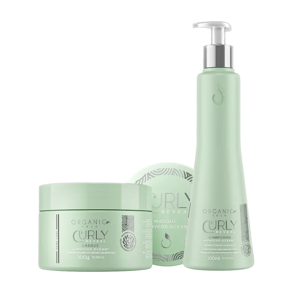 Organic Gold Kit de Soin Curly, packshot Organic Gold