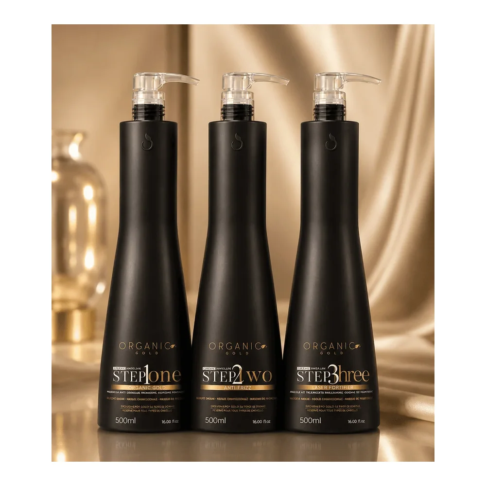 Organic Gold Kit Lissage Brésilien Lissant Intense 500 ml, packshot Organic Gold