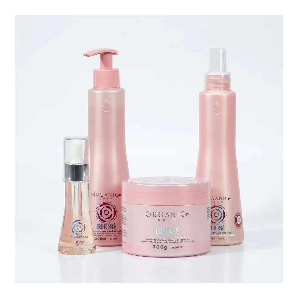 Organic Gold Kit Rhose Antichute Cheveux Sublimés, Hydratés et Lumineux, packshot Organic Gold
