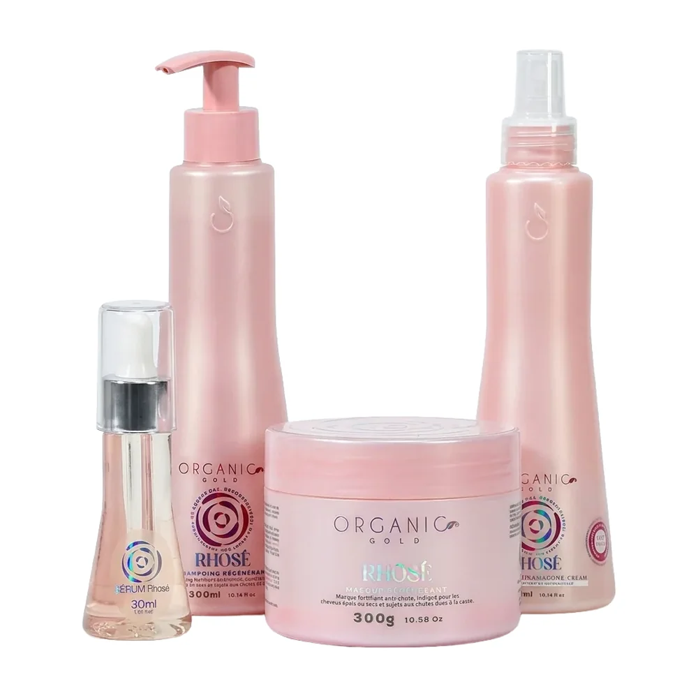 Organic Gold Kit Rhose Antichute Cheveux Sublimés, Hydratés et Lumineux, vue 2 Organic Gold