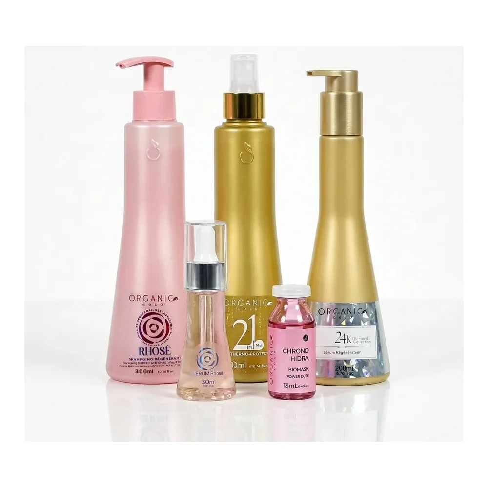 Organic Gold Kit Vacances Protection Solaire Cheveux Fins et Racines Grasses, packshot Organic Gold